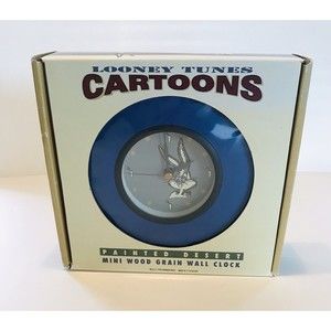 Vintage 1994 Warner Bros. Looney Tunes Bugs Bunny Wall Clock In  Original Box